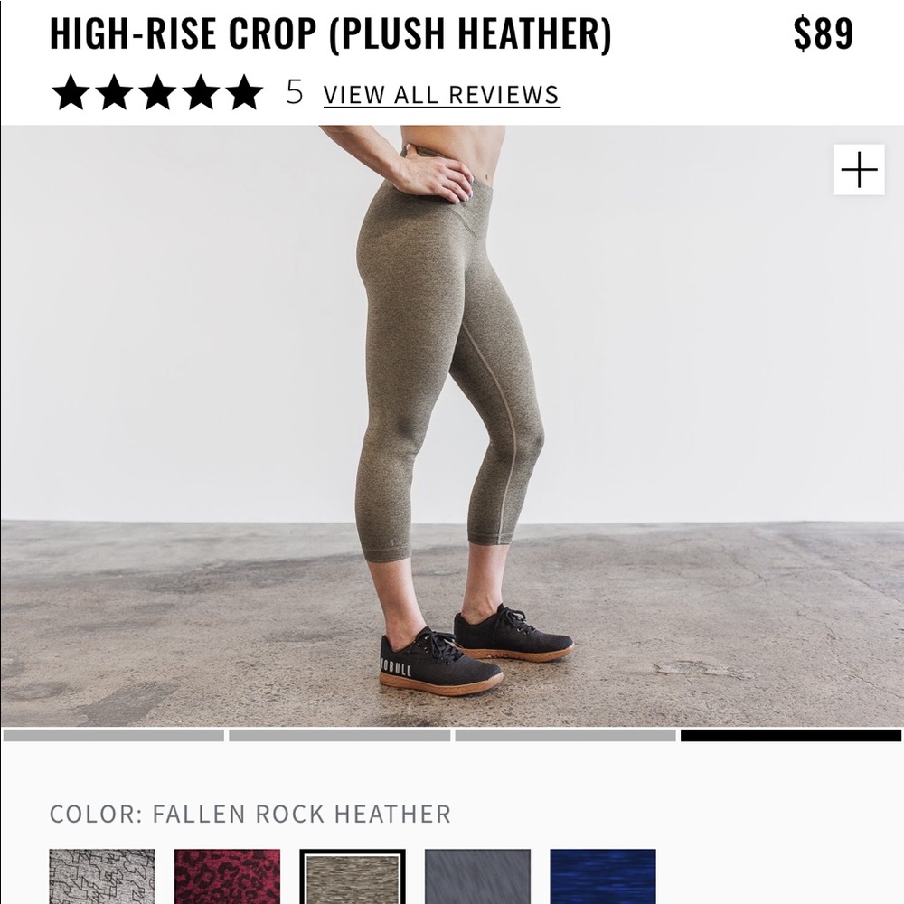High Rise Crop NoBull Project NWOT